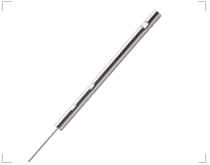 Aiguilles d'acupuncture siliconées, manche rigide acier, type japonaise - sans tube